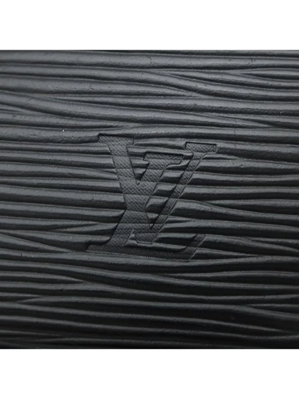 Louis Vuitton Wallet Zippy Epi Leather Noir Silver Black Round Zip Around Coin
